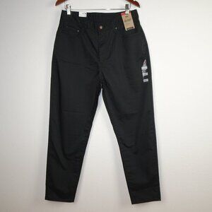 Levi's Mom Jeans Women's Size 32x30 Gray Black Blended Fabric Tapered